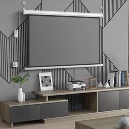 100寸120寸43169高清抗光投影儀幕佈家用辦公自動升降電動幕佈 歷史價格詳細信息