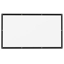 戶外老式電影幕布便攜可折疊投影幕布 100寸120寸150寸180寸200寸露天電影布流動電影高清 歷史價格詳細信息