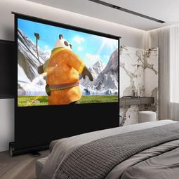 極米堅果手拉自鎖幕布手動升降家用高清抗光窗簾式投屏布幕~台便利 歷史價格詳細信息