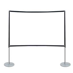 100寸16：9支架投影幕 玻纖投影幕 落地可移動屏幕布 歷史價格詳細信息