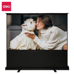 地拉幕布投影幕布 84寸100寸120寸家用辦公高清便攜式投影儀幕布戶外落移動地免打孔幕布 歷史價格詳細信息