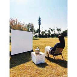 電動地升幕布可移動投影幕布家用地拉式高清投影儀菲涅爾抗光幕布 歷史價格詳細信息