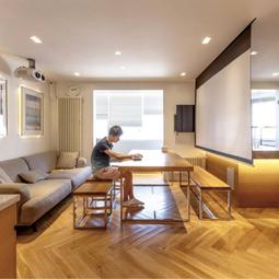 現貨4K高清抗光畫框幕布家用投影儀100寸120寸133寸150寸壁掛幕窄邊框 歷史價格詳細信息