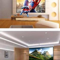 現貨投影幕布手拉卷簾投影儀幕布60-150寸16:9/4:3家用辦公手動高清幕 歷史價格詳細信息