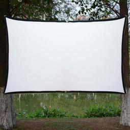 【好康】戶外投影幕布露天電影露營投影布可攜式可攜式室外布幕支架投屏防風 歷史價格詳細信息