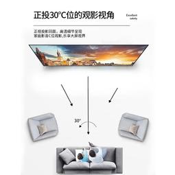 定製白天家用抗光幕布免打孔簡易高清可攜式投影儀金屬4K寬屏布幕貼 歷史價格詳細信息