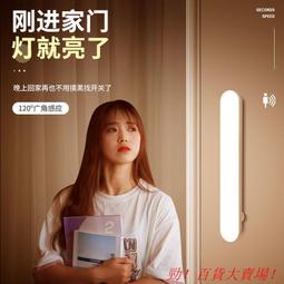 智能人體感應樓道燈木質走廊庭院usb充電燈創意磁吸小夜燈 歷史價格詳細信息