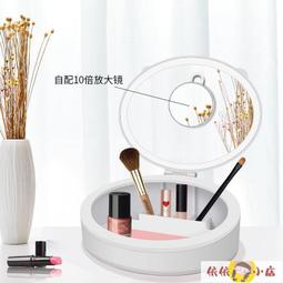 【24H出貨】化妝鏡 鏡子化妝鏡帶燈led鏡子化妝ins鏡高清臥室桌面網紅臺式大號梳妝鏡 歷史價格詳細信息