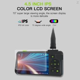 4.5''IPS Screen Endoscope Hand-hold 15m Rigid Cable Waterproof Split Inspection 歷史價格詳細信息