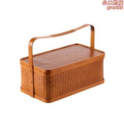 竹編手提茶箱復古名家竹編包精品茶人包茶具收納竹包便攜竹包 歷史價格詳細信息