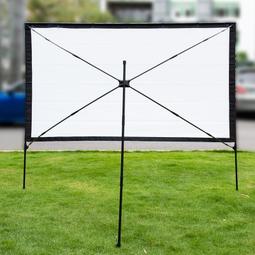 【快速出貨】快速摺疊投影機幕布支架桿簡易方B便戶外露營春遊布幕可攜式100寸 歷史價格詳細信息