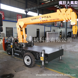 三馬子隨車吊 農用三輪吊機 小型5噸三輪吊車廠3噸爬爬車背樹吊車 歷史價格詳細信息