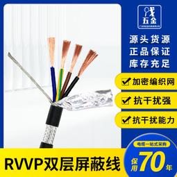 RVVP純銅芯銅網雙層工程用屏蔽線6芯0.75/1/1.5平方抗幹擾信號線 歷史價格詳細信息