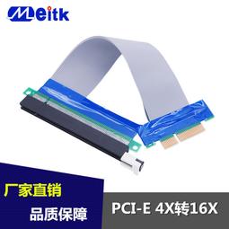 PCI-E x4軟排線轉向卡 適合1U 2U PCIe 4x延長線 PCIe排線 4X排線 歷史價格詳細信息