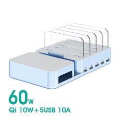 充電器 無線充電器 多口usb充電器 快充PD數顯電流無線充手機筆記本桌面充電座【華海供應】 歷史價格詳細信息
