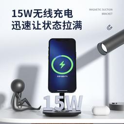 【好康】magsafe磁吸無線充電器適用iphone15/14/123promax二三合一耳機airpods桌面懶人手 歷史價格詳細信息