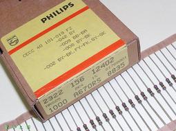 【電 阻】荷蘭 PHILIPS 330R / 330Ω 2.5W 早期陶土金屬膜電阻〔PR52〕 歷史價格詳細信息