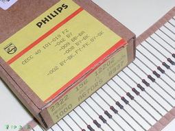 【電 阻】荷蘭 PHILIPS 330R / 330Ω 2.5W 早期陶土金屬膜電阻〔PR52〕 歷史價格詳細信息