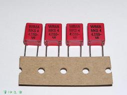 WIMA電容63v4.7uF475 4UF 4.7UF 63V 紅威馬德國原裝全新威瑪電容 歷史價格詳細信息