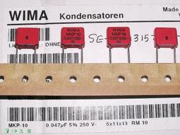 【電 容】德國 WIMA 0.47uF/ 250V  金屬膜電容﹝MKS10 ﹞ 歷史價格詳細信息