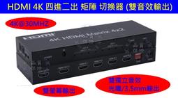 HDMI矩陣切換器四進四出4X4高清4k切換分配4進4出hdmi矩陣 歷史價格詳細信息