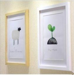 實木相框掛墻免打孔4開7寸30寸24寸32寸A4畫框婚紗照A3相擺臺JL 歷史價格詳細信息