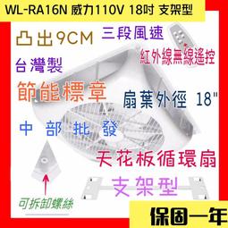 風扇批發 18吋 威力 WL-RA16W 天花板循環扇 輕鋼架風扇 太空扇 輕鋼架節能扇 威力循環扇 天花板節能扇 歷史價格詳細信息