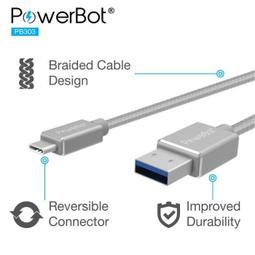 美國Powerbot-Micro USB-快速充電線PB302-快充線2.4A - E4q3 htc 歷史價格詳細信息