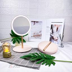 美妝鏡 美粧鏡 帶燈化妝鏡  LED化妝鏡 座台儲物盒設計 USB/電池兩用供電方式 歷史價格詳細信息