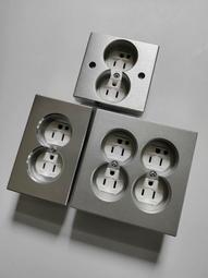 美國荷寶美標插座 墻壁插座全新10mm厚度鋁合金面板，美國原10294 歷史價格詳細信息