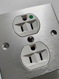 美國荷寶美標插座 墻壁插座全新10mm厚度鋁合金面板，美國原10294 歷史價格詳細信息