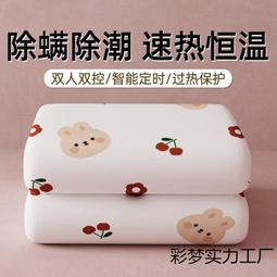 48h出貨丶電熱毯單雙人家用電褥子雙控調溫開關學生宿舍 歷史價格詳細信息