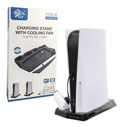 PS5主機多功能散熱風扇底座帶藍光PS5游戲手柄充電座充游戲周邊 歷史價格詳細信息