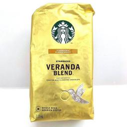 黃金烘焙綜合咖啡豆1.13公斤 免運請看末圖 星巴克淺烘焙 Starbucks Veranda Blend Whole Bean 1.13kg 淡水可自取 歷史價格詳細信息