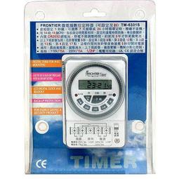 FRONTIER TM-6331AB 數位式定時器 AB接點式 110V/220V 15A 歷史價格詳細信息