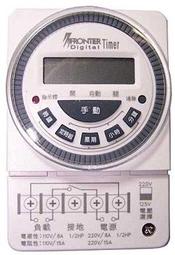FRONTIER TM-6331AB 數位式定時器 AB接點式 110V/220V 15A 歷史價格詳細信息