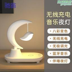 創意床頭小夜燈手機音箱無線戶外炫彩音響臥室便攜小音響 歷史價格詳細信息