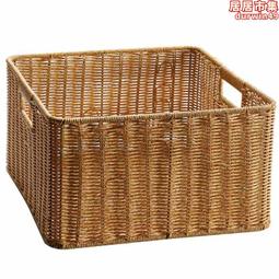 塑料藤編臟衣籃臟衣服收納筐衣物家用洗衣籃衣簍玩具桶編織框簍子*爆款 歷史價格詳細信息