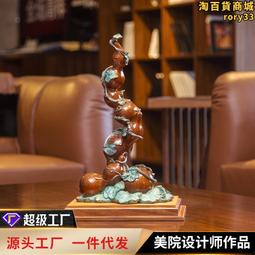 玄關銅葫蘆擺件紫氣東來客廳電視櫃旁邊擺設高檔喬遷新居開業禮品 歷史價格詳細信息