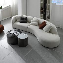 北歐布藝沙發組合意式極簡客廳小戶型沙發簡約三人位輕奢沙發 歷史價格詳細信息