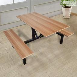 餐桌椅連體組合學校食堂員工飯堂肯德基高速服務區餐廳四人位餐桌 歷史價格詳細信息