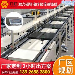 雷射治療機總裝線 洗眉機倍速鏈輸送線左右循環工裝板組裝線 歷史價格詳細信息