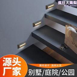 別墅庭院店面樓道燈樓梯臺階燈 方形鋁材牆角燈地腳燈庭院燈 歷史價格詳細信息