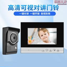 別墅可視對講塗鴉人臉機家用密碼刷卡開鎖有線4.3寸觸屏操作 歷史價格詳細信息