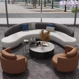 酒店接待沙發簡約售樓處美容院辦公室休息區會客洽談桌椅組合 歷史價格詳細信息