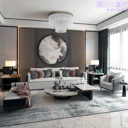 新中式沙發組合實木美容院私人會所接待會客三人設計影樓中國風潮 歷史價格詳細信息