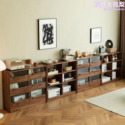 櫃北歐儲物櫃實木餐廳多功能胡桃木北美洞洞餐邊板高酒櫃櫃一體黑 歷史價格詳細信息