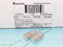 瑞典RIFA PEG124 220uF 25V 臥式電解電容 長壽命 1顆1標 歷史價格詳細信息