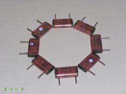 【電 容】德國 ERO 2200pF / 100V 5% 5mm 立式 PP 薄膜電容〔KP1830〕 歷史價格詳細信息