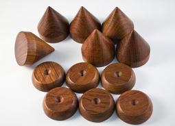 ｛音悅音響｝森藝木藝 花梨木圓柱-小 角錐 墊材 喇叭 擴大機 腳座 避震 抑振 歷史價格詳細信息